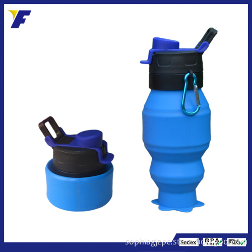 Personalized Child School BPA Free Silicone Sports Water Bottle